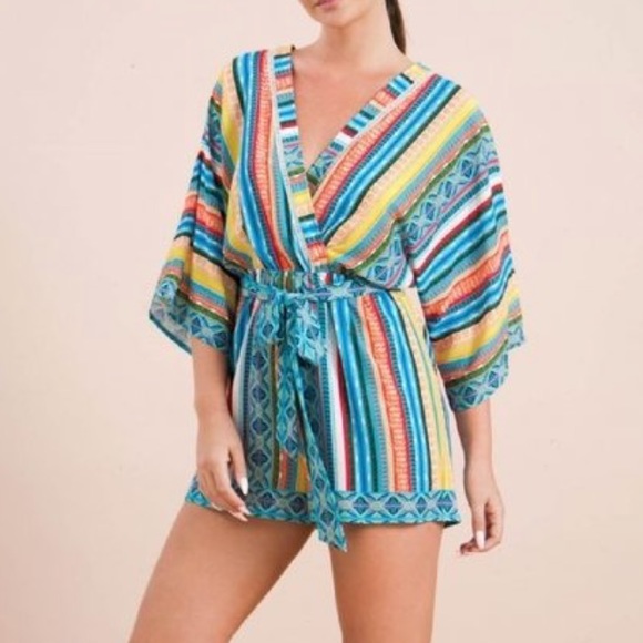 Forever 21 multicolored romper - Picture 3 of 7